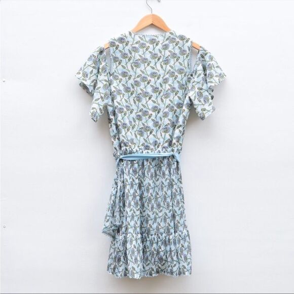 NWT foxiedox Lexie cold shoulder wrap dress in multi medium - Picture 4 of 10